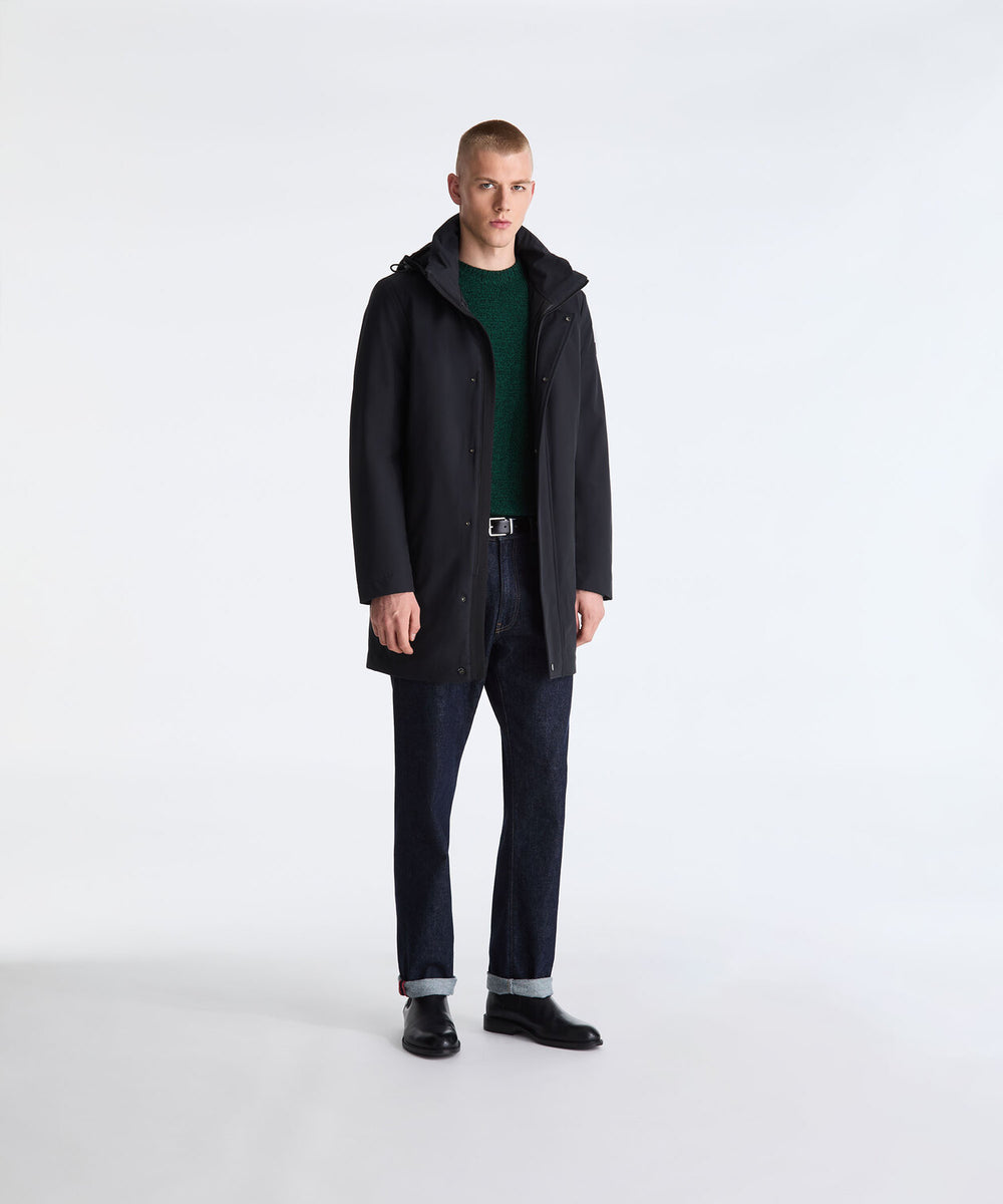 Peuterey Loch TJ Parka – Zwart-92% polyester, 8% elastaan<br />Voering; 100% polyamide-HEREN JASSEN & JACKS-Zwart