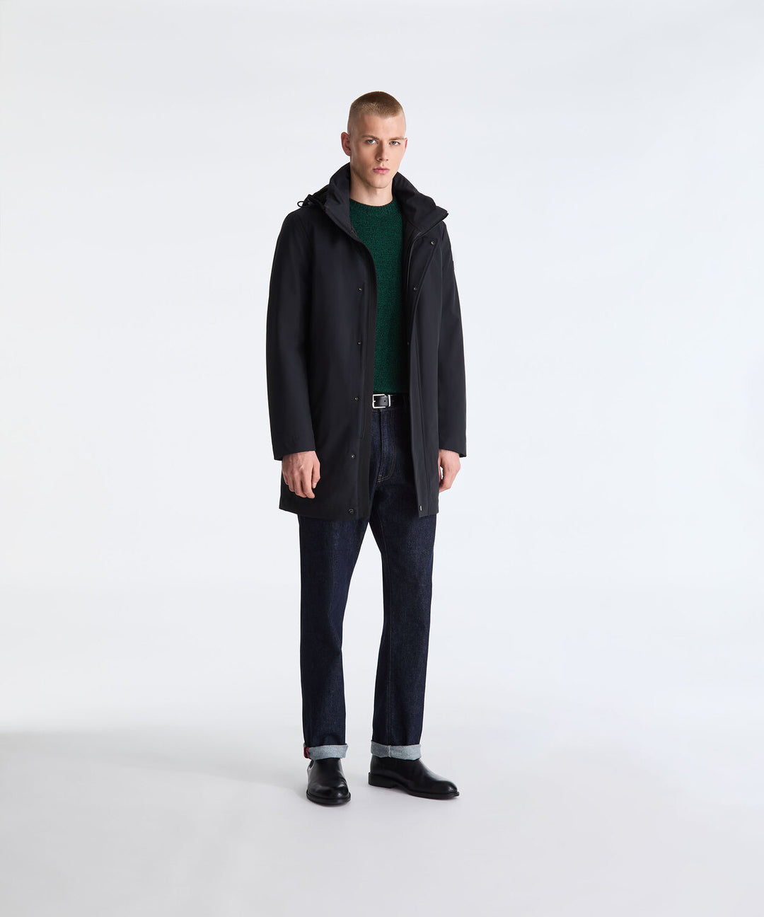 Peuterey Loch TJ Parka – Zwart-92% polyester, 8% elastaan<br />Voering; 100% polyamide-HEREN JASSEN & JACKS-Zwart