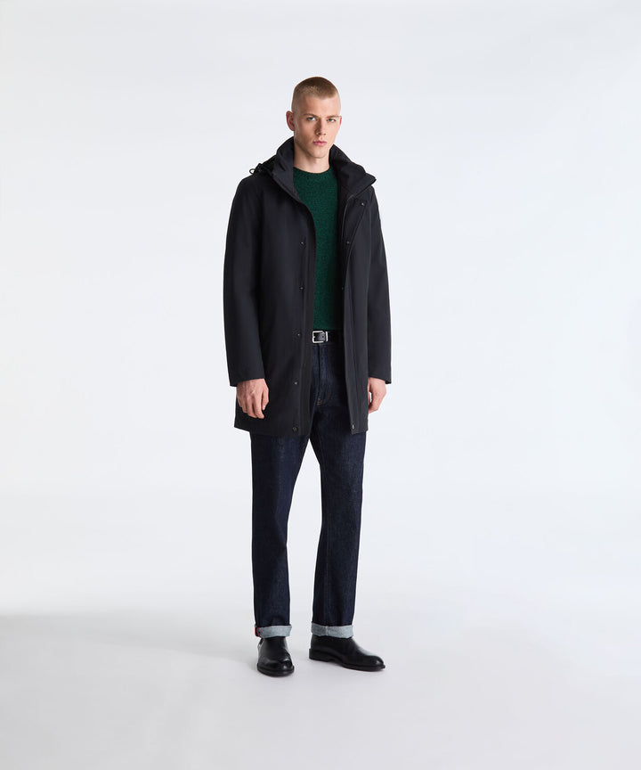 Peuterey Loch TJ Parka – Zwart-92% polyester, 8% elastaan<br />Voering; 100% polyamide-HEREN JASSEN & JACKS-Zwart