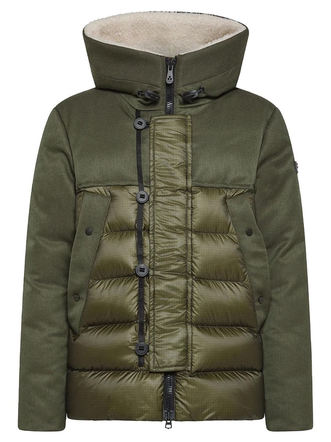 Peuterey parka LICH TV BMAT-60% wol, 40% polyamide-HEREN JASSEN & JACKS-Groen
