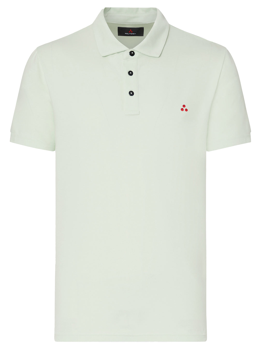 Peuterey Polo MEZZOLA 02 – Groen-46% polyester, 45% katoen, 5% zijde, 4% elastaan-HEREN POLO'S & T-SHIRTS-Groen