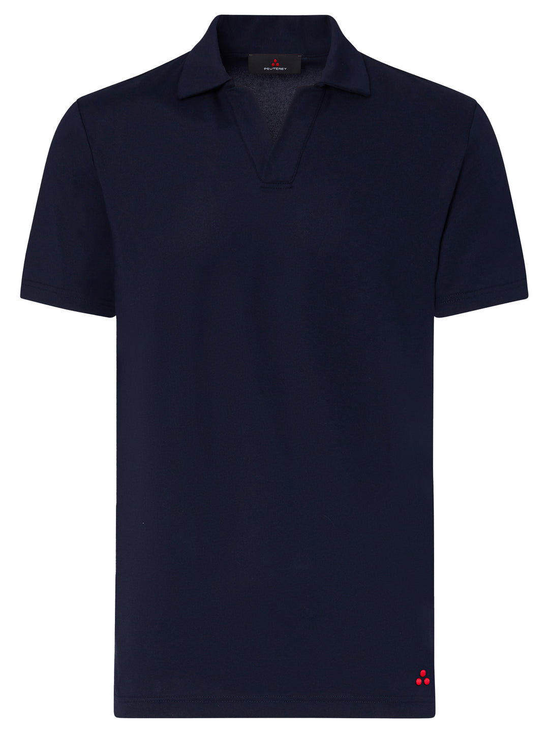 Peuterey Polo NEW HELGO - Blauw-46% polyester, 45% katoen, 5% zijde, 4% elastaan-HEREN POLO'S & T-SHIRTS-Blauw