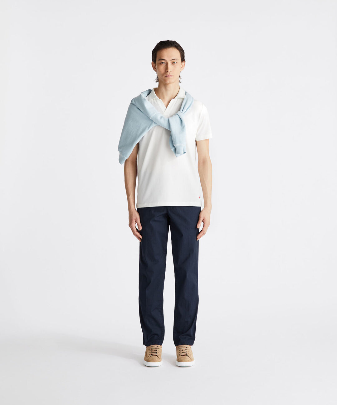 Peuterey Polo NEW HELGO - Room-46% polyester, 45% katoen, 5% zijde, 4% elastaan-HEREN POLO'S & T-SHIRTS-Room
