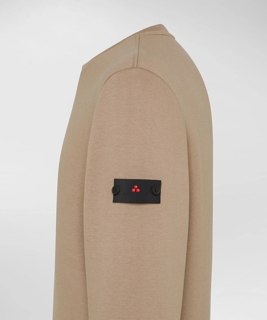 Peuterey Saidor B FW Sweater – Beige-65% katoen 35% polyester-HEREN TRUIEN & VESTEN-Beige