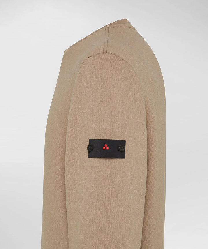 Peuterey Saidor B FW Sweater – Beige-65% katoen 35% polyester-HEREN TRUIEN & VESTEN-Beige