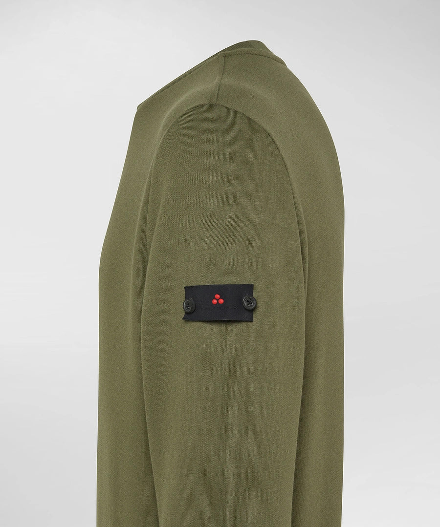 Peuterey Saidor B FW Sweater – Groen-65% katoen 35% polyester-HEREN TRUIEN & VESTEN-Groen