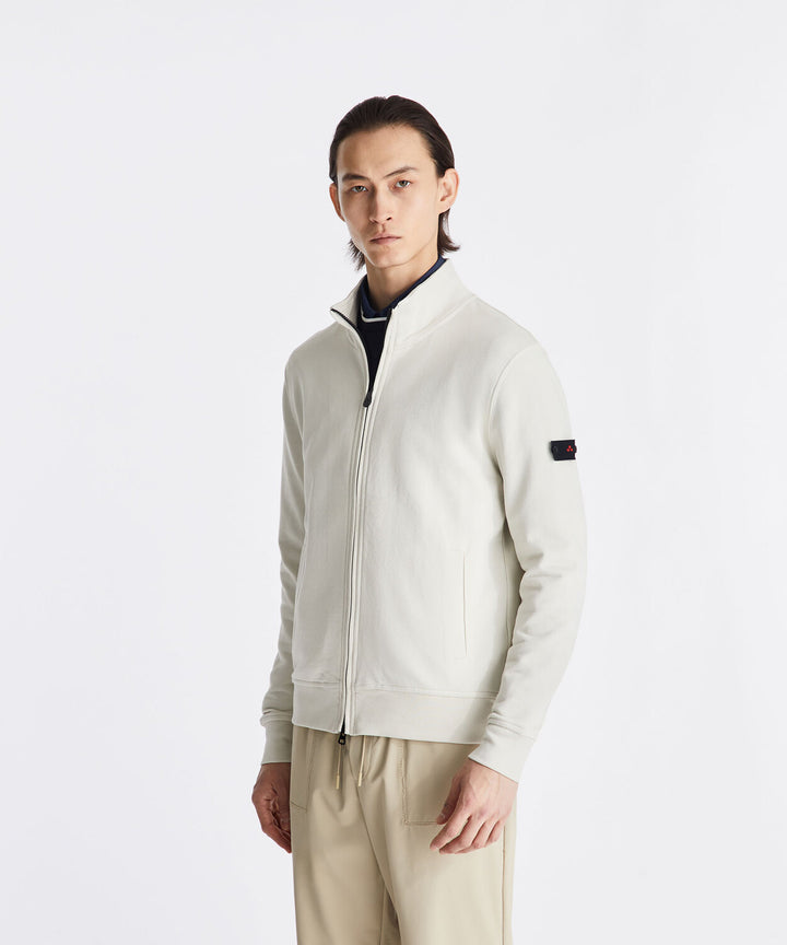 Peuterey Sweatvest NEW ALTAIR – Beige-100% katoen-HEREN TRUIEN & VESTEN-Beige