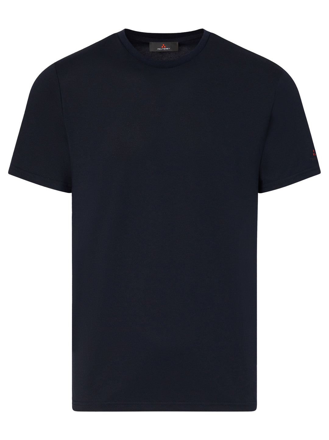 Peuterey T-Shirt ZOLE 02 – Blauw-46% polyester, 45% katoen, 5% zijde, 4% elastaan-HEREN POLO'S & T-SHIRTS-Blauw