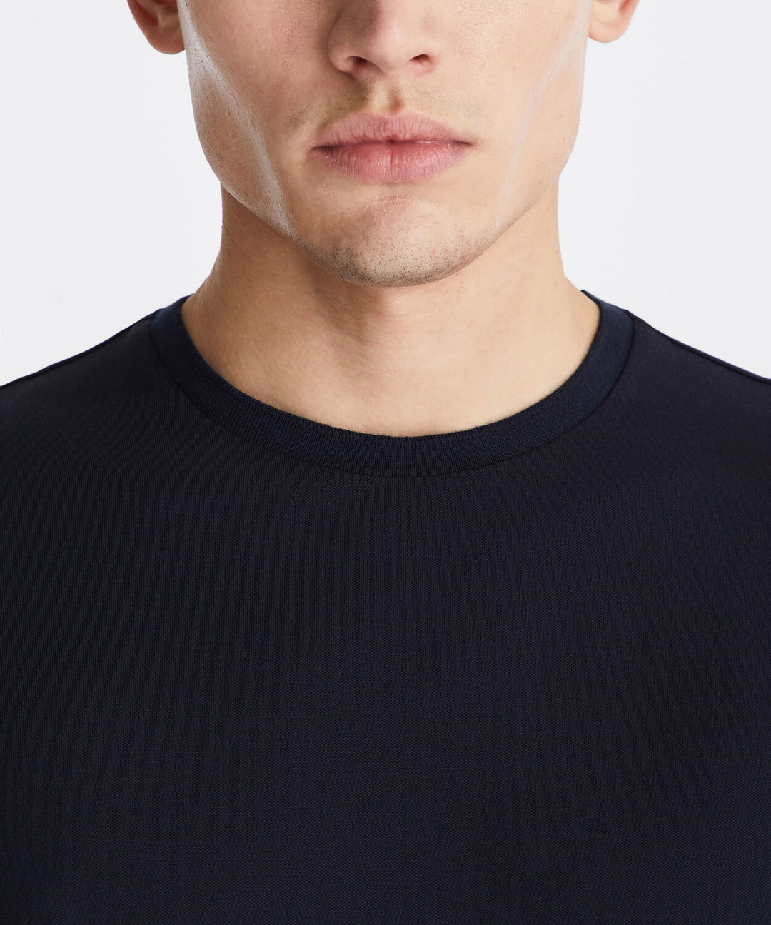 Peuterey T-Shirt ZOLE 02 – Blauw-46% polyester, 45% katoen, 5% zijde, 4% elastaan-HEREN POLO'S & T-SHIRTS-Blauw