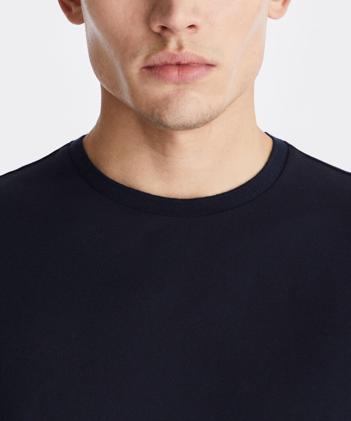 Peuterey T-Shirt ZOLE 02 – Blauw-46% polyester, 45% katoen, 5% zijde, 4% elastaan-HEREN POLO'S & T-SHIRTS-Blauw