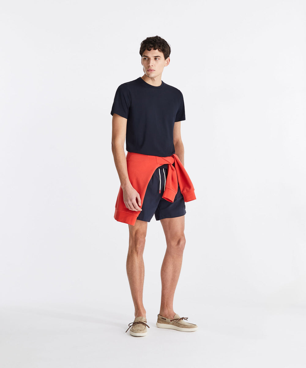 Peuterey T-Shirt ZOLE 02 – Blauw-46% polyester, 45% katoen, 5% zijde, 4% elastaan-HEREN POLO'S & T-SHIRTS-Blauw