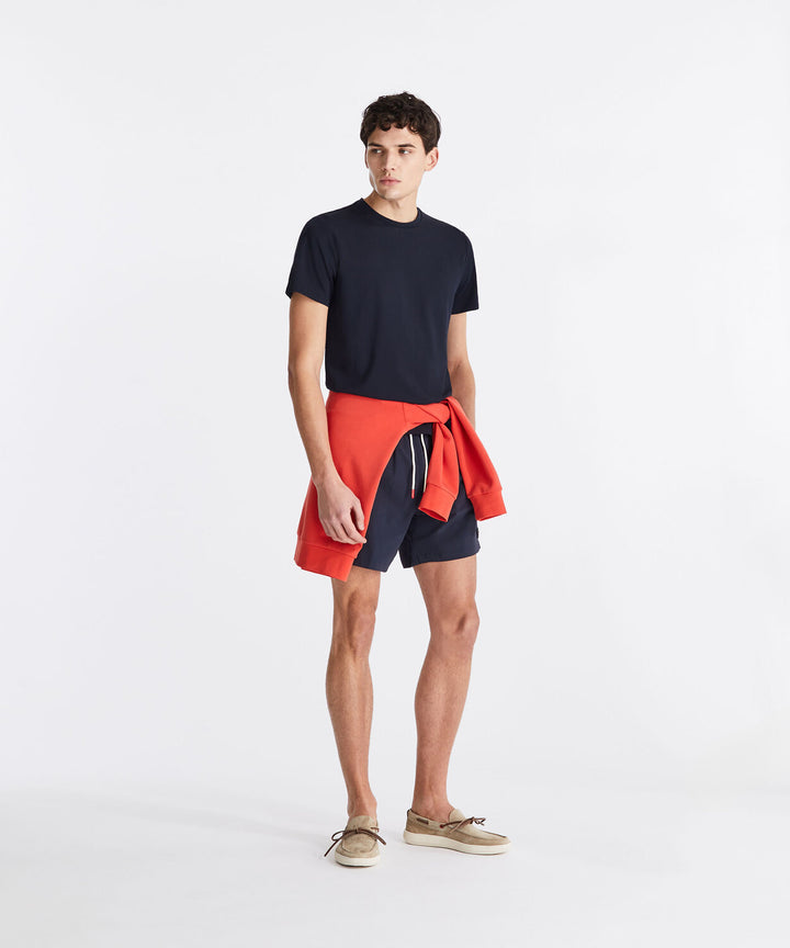 Peuterey T-Shirt ZOLE 02 – Blauw-46% polyester, 45% katoen, 5% zijde, 4% elastaan-HEREN POLO'S & T-SHIRTS-Blauw