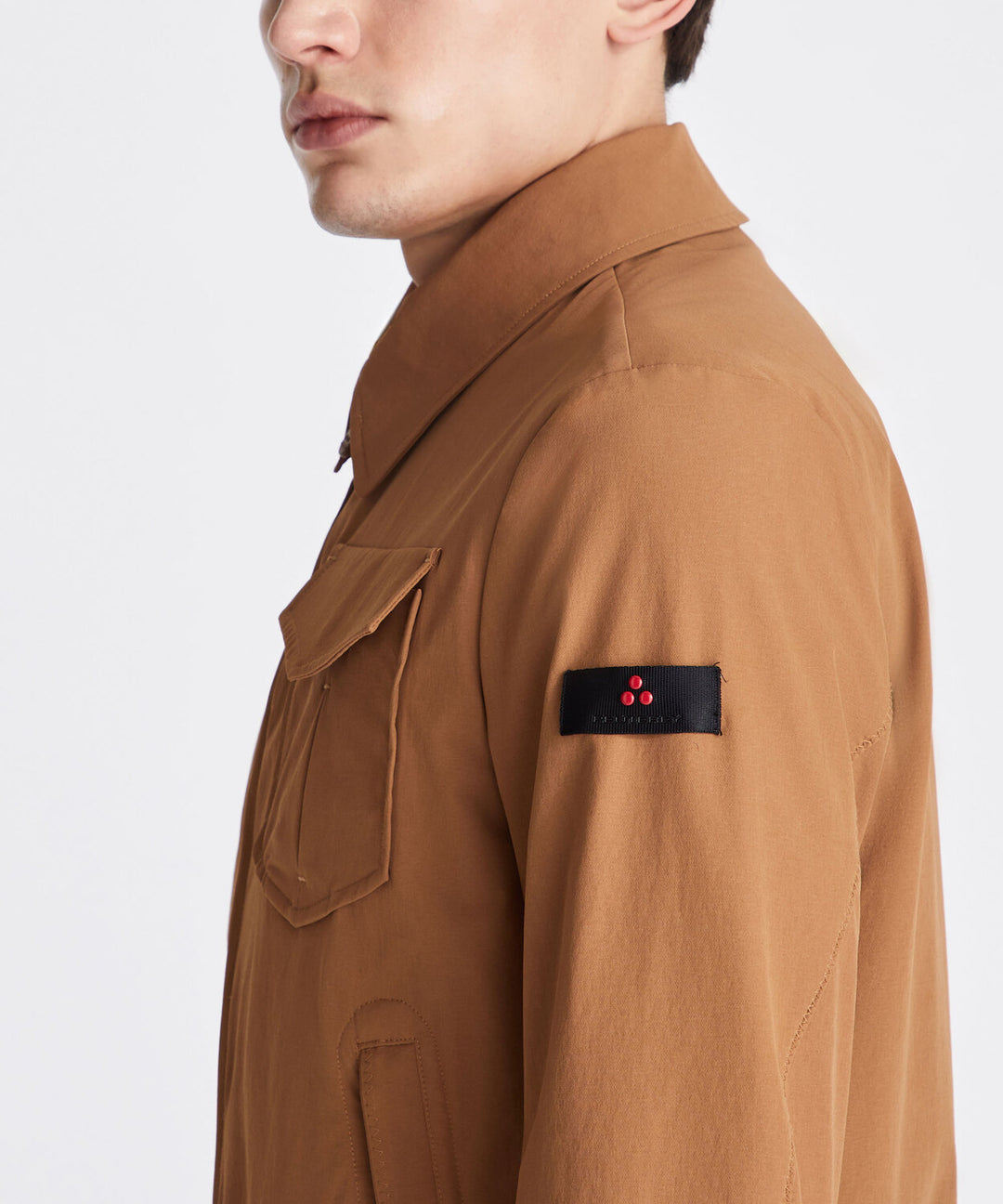 Peuterey THEMBA bomber jack-90% polyamide, 10% elastaan-HEREN JASSEN & JACKS-Bruin