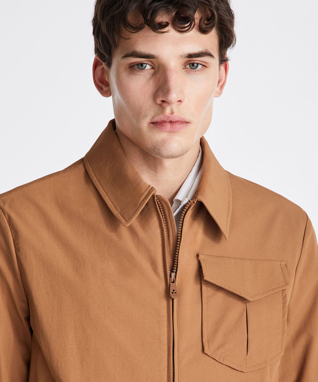 Peuterey THEMBA bomber jack-90% polyamide, 10% elastaan-HEREN JASSEN & JACKS-Bruin