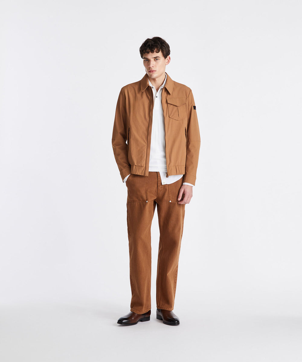 Peuterey THEMBA bomber jack-90% polyamide, 10% elastaan-HEREN JASSEN & JACKS-Bruin