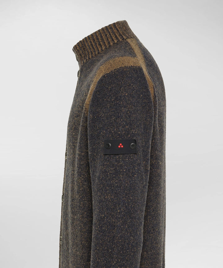 Peuterey vest met knopenGOMEZ-80% wol, 20% polyamide-HEREN TRUIEN & VESTEN-Blauw