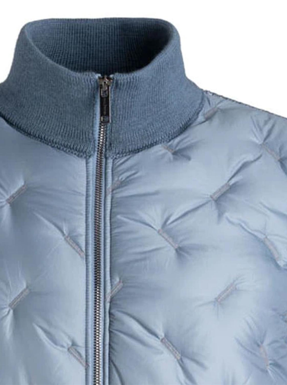 Phil Petter buitenvest-100% wol, front 100% polyester-HEREN JASSEN & JACKS-Blauw