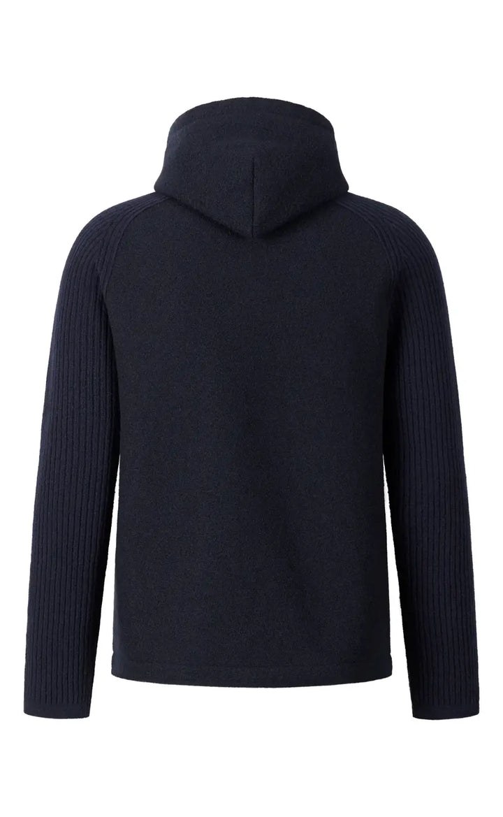 Phil Petter Wollen Jack – Blauw-100% wol-HEREN JASSEN & JACKS-Blauw