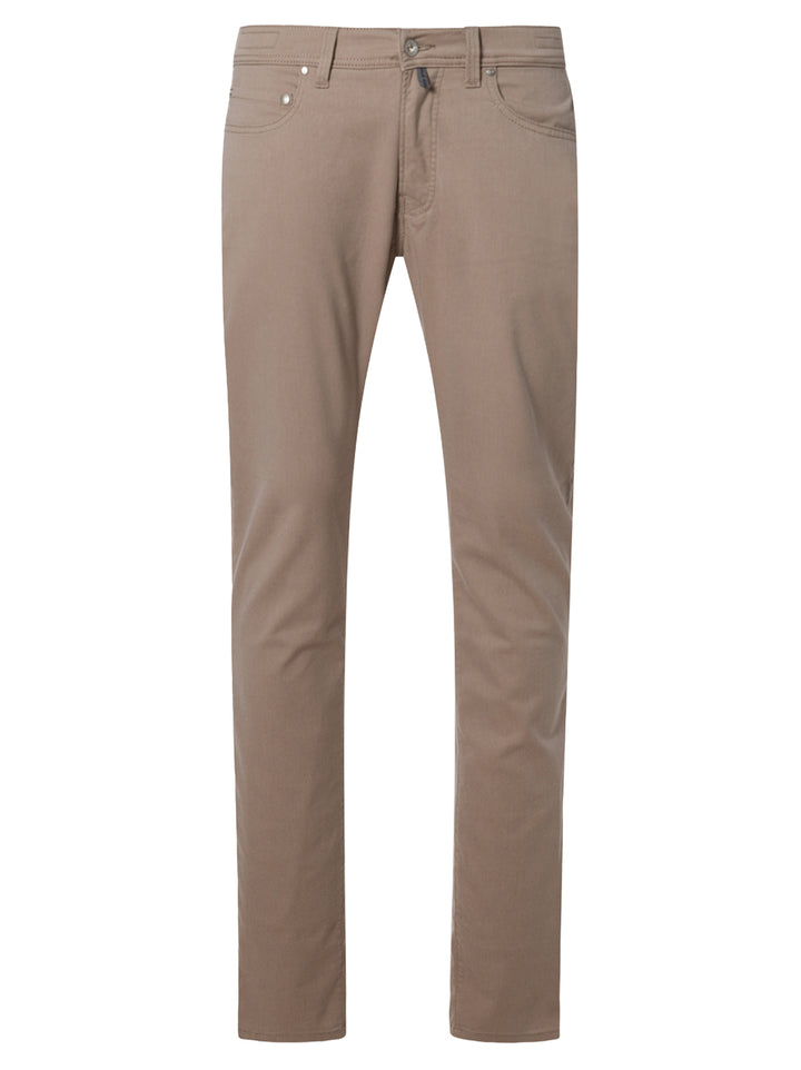Pierre Cardin 5-pocket C3 34540-60% katoen, 37% polyester, 3% elasthaan<br />-HEREN BROEKEN-Bruin