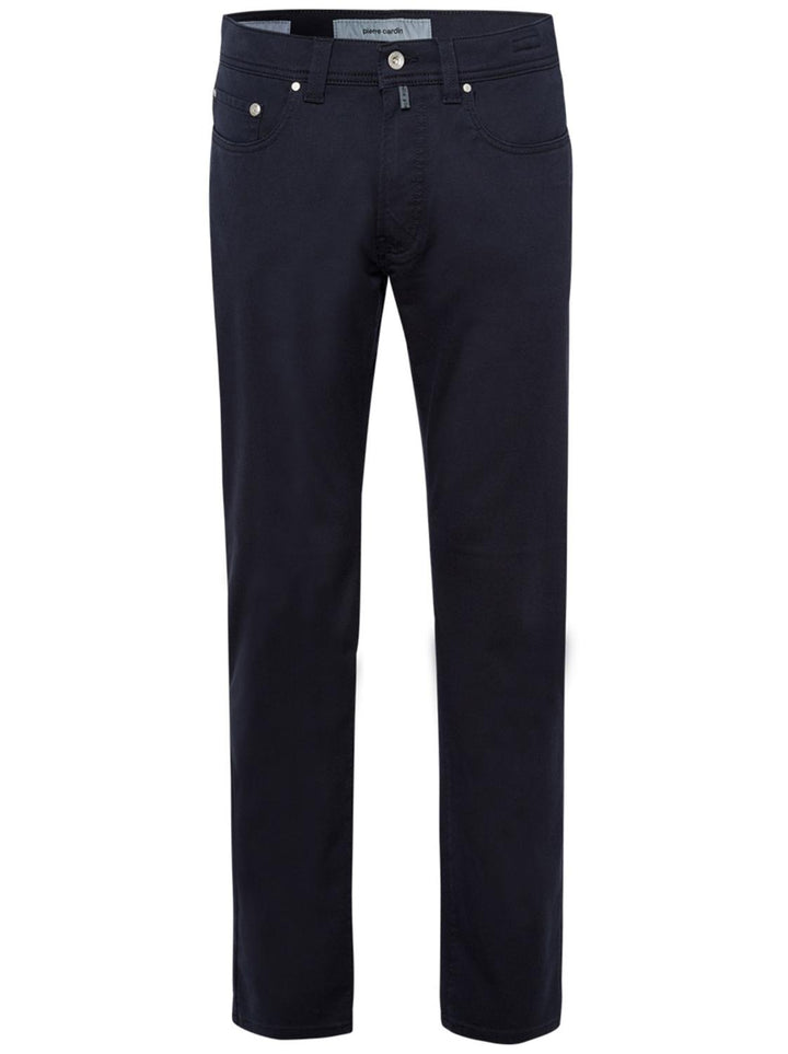 Pierre Cardin LYON TAPERED-60% katoen, 37% polyester, 3% elasthaan-HEREN BROEKEN-Blauw