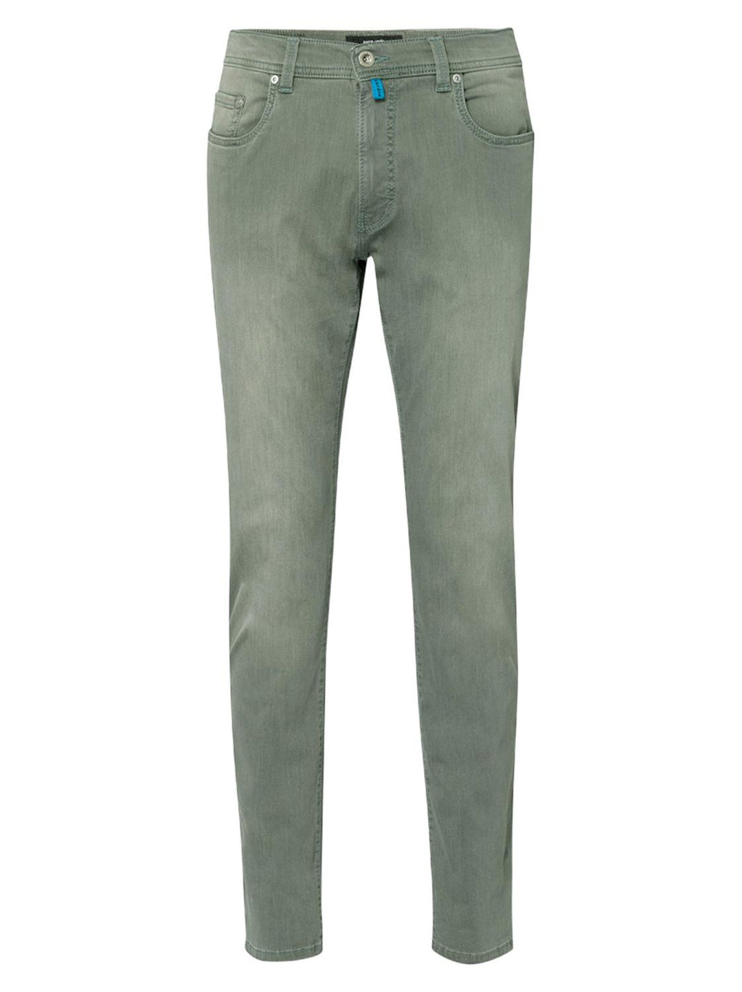 Pierre Cardin Lyon Tapered-70% katoen, 21% viskose, 7% elastomultiester, 2% elasthaan-HEREN BROEKEN-Groen