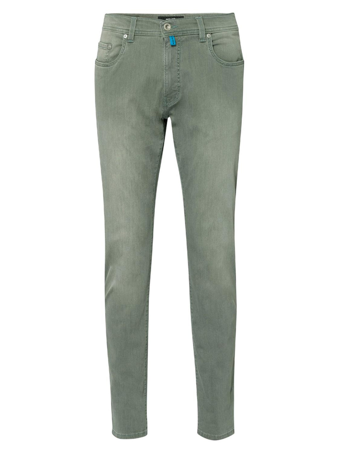 Pierre Cardin Lyon Tapered-70% katoen, 21% viskose, 7% elastomultiester, 2% elasthaan-HEREN BROEKEN-Groen