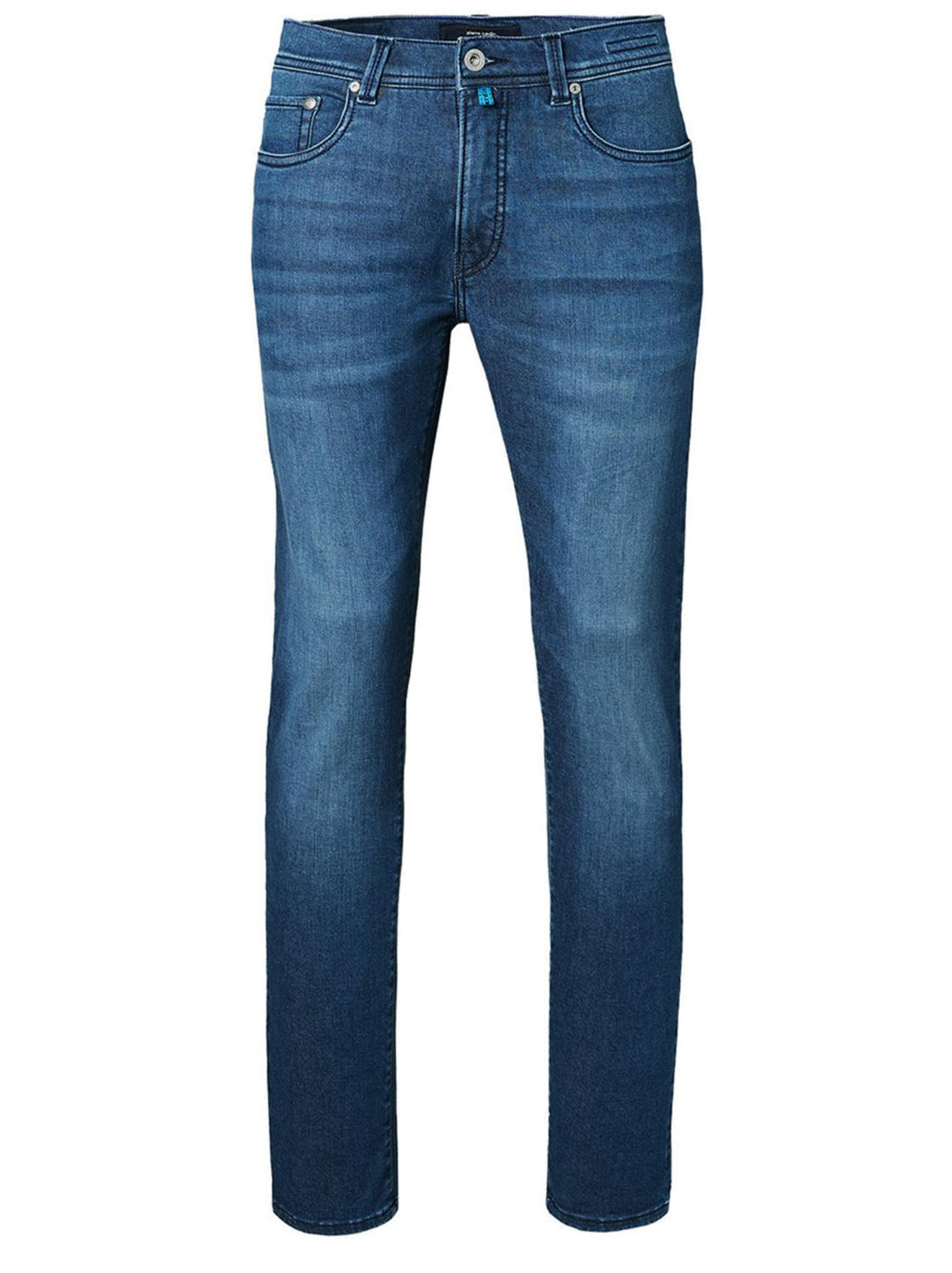 Pierre Cardin LYON TAPERED-92% katoen, 6% elastomultiester, 2% elasthaan-HEREN BROEKEN-Blauw