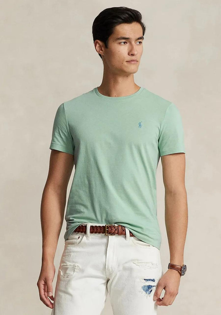POLO  Lauren custom slim-100% katoen-HEREN POLO'S & T-SHIRTS-Groen