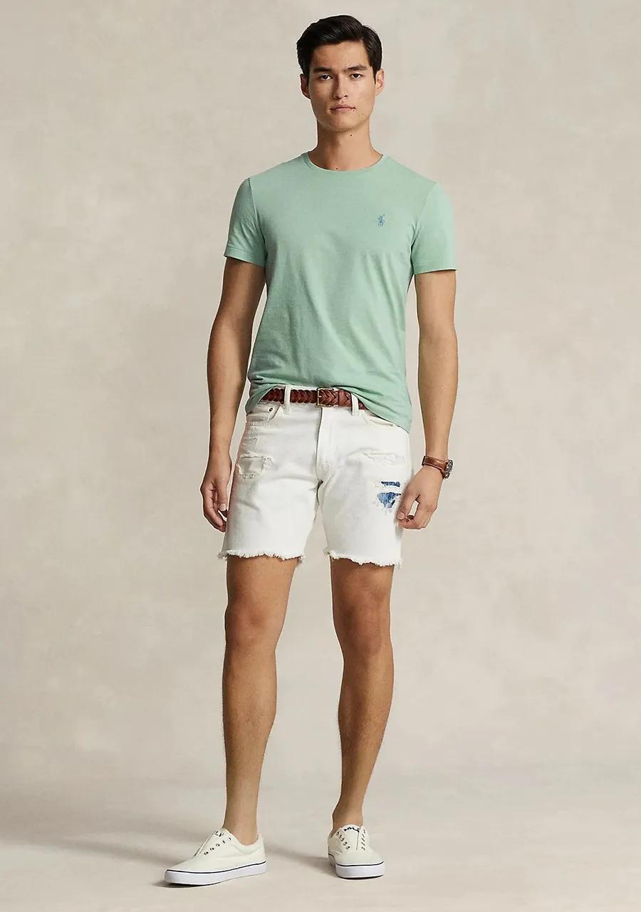 POLO  Lauren custom slim-100% katoen-HEREN POLO'S & T-SHIRTS-Groen