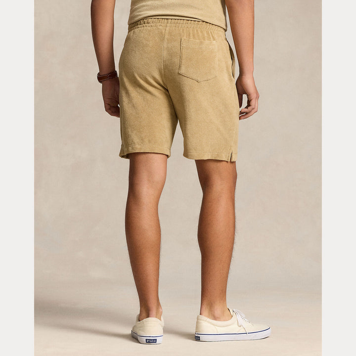 POLO Ralph Lauren badstof short-90% katoen, 10% polyester.-HEREN BROEKEN-Beige