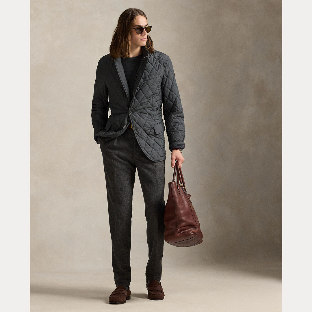 Polo Ralph Lauren Beaton Quilted Jacket – Antracie-100% polyester-HEREN JASSEN & JACKS-Antraciet