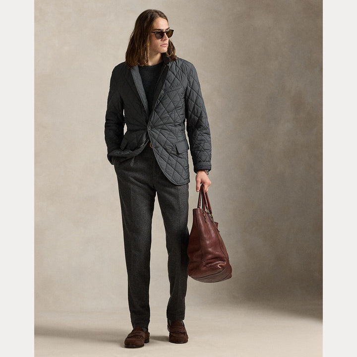 Polo Ralph Lauren Beaton Quilted Jacket – Antracie-100% polyester-HEREN JASSEN & JACKS-Antraciet