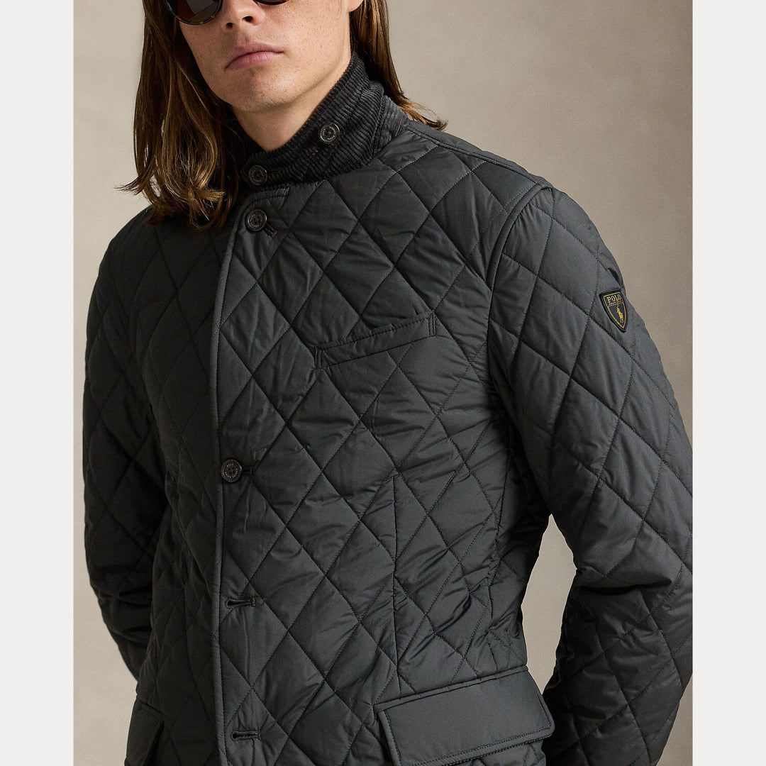 Polo Ralph Lauren Beaton Quilted Jacket – Antracie-100% polyester-HEREN JASSEN & JACKS-Antraciet