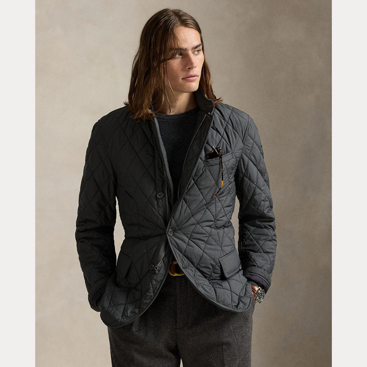 Polo Ralph Lauren Beaton Quilted Jacket – Antracie-100% polyester-HEREN JASSEN & JACKS-Antraciet