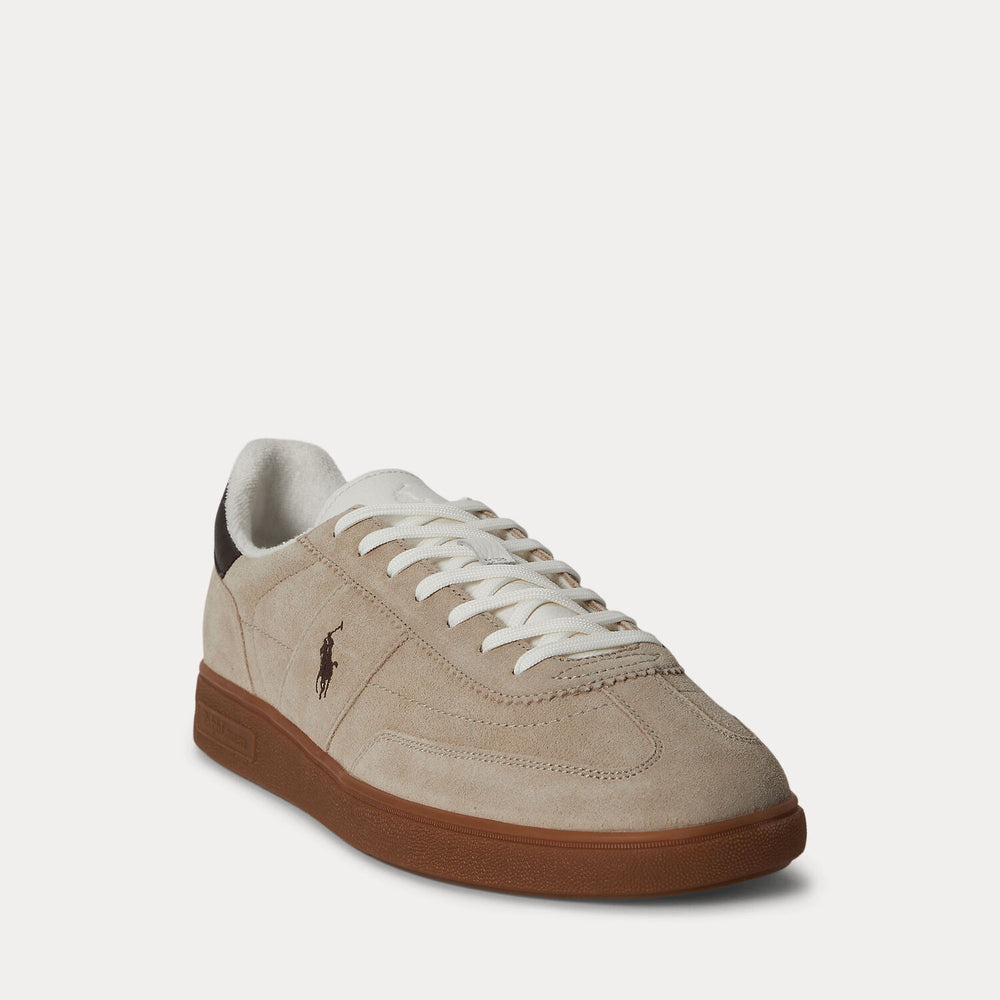 POLO Ralph Lauren Bedford Suede Sneakers – Beige-HEREN SCHOENEN & RIEMEN-Beige