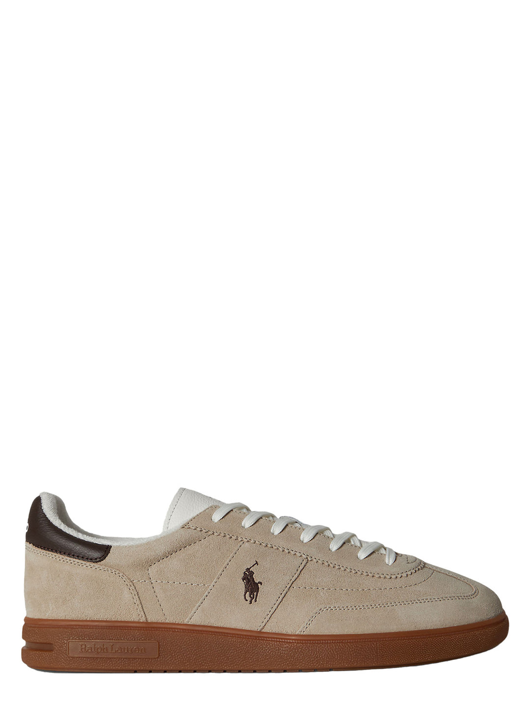 POLO Ralph Lauren Bedford Suede Sneakers – Beige-HEREN SCHOENEN & RIEMEN-Beige