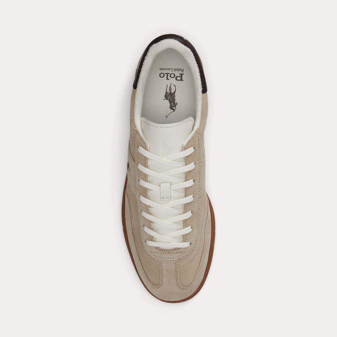 POLO Ralph Lauren Bedford Suede Sneakers – Beige-HEREN SCHOENEN & RIEMEN-Beige