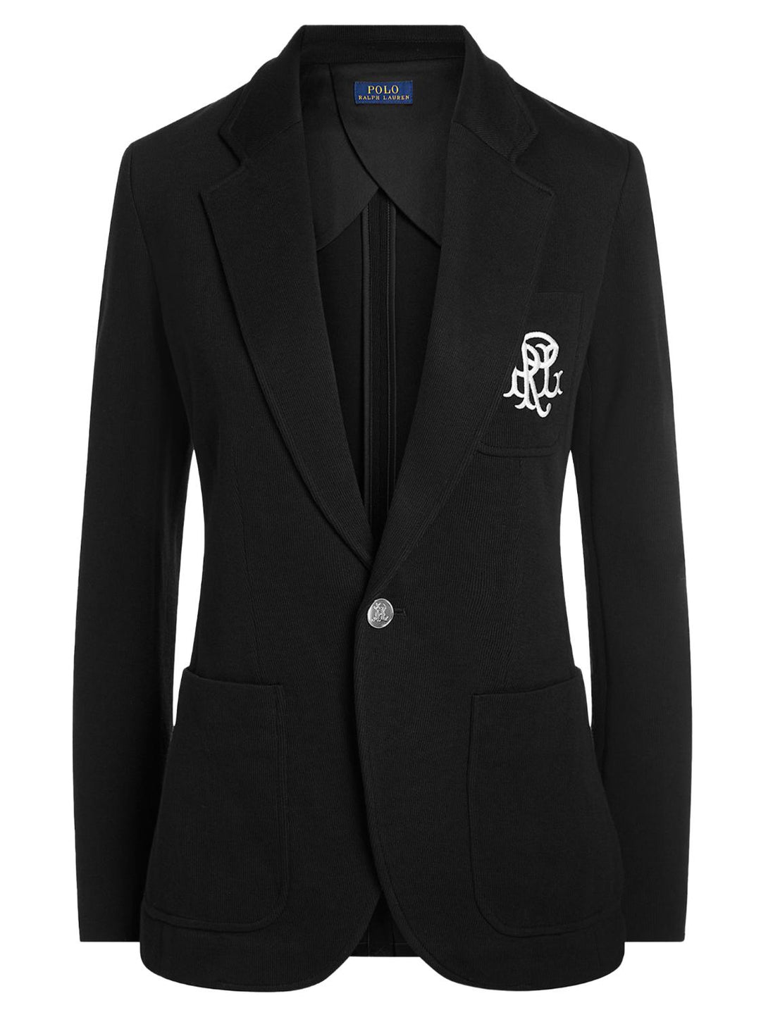 POLO Ralph Lauren blazer-60% katoen, 40% viskose-DAMES BLAZERS & GILETS-Zwart