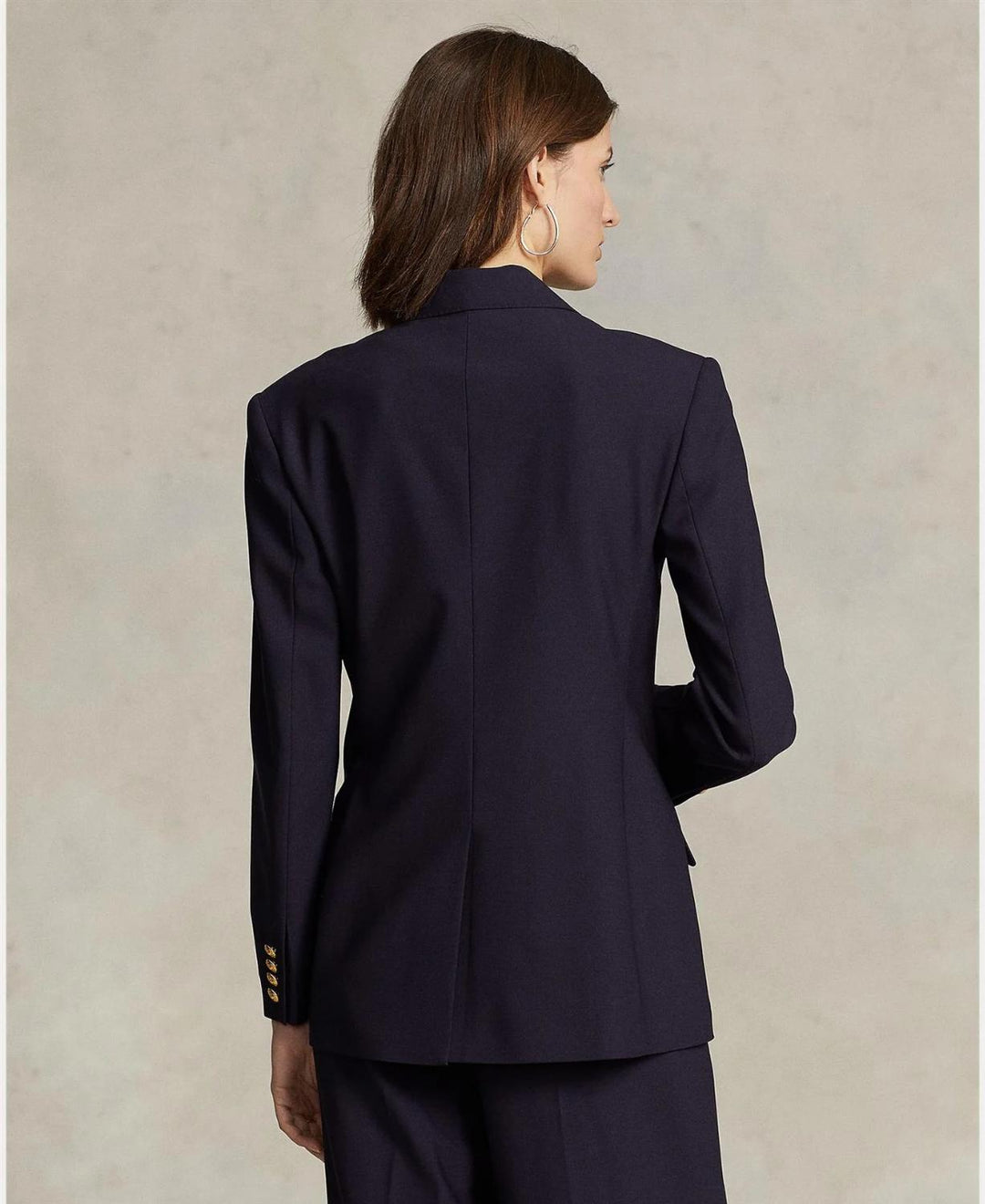 POLO Ralph Lauren blazer-97% wol, 3% elasthaan-DAMES BLAZERS & GILETS-Blauw