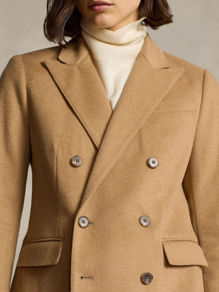 POLO Ralph Lauren blazer wolmix-63% Polyester<br />24% Wol<br />13% Katoen-DAMES BLAZERS & GILETS-Bruin