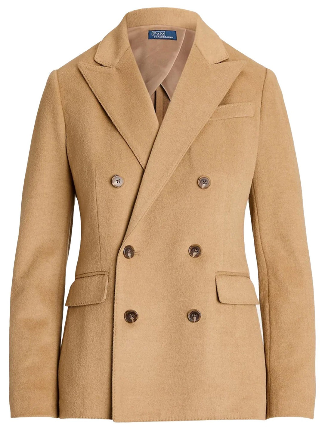 POLO Ralph Lauren blazer wolmix-63% Polyester<br />24% Wol<br />13% Katoen-DAMES BLAZERS & GILETS-Bruin