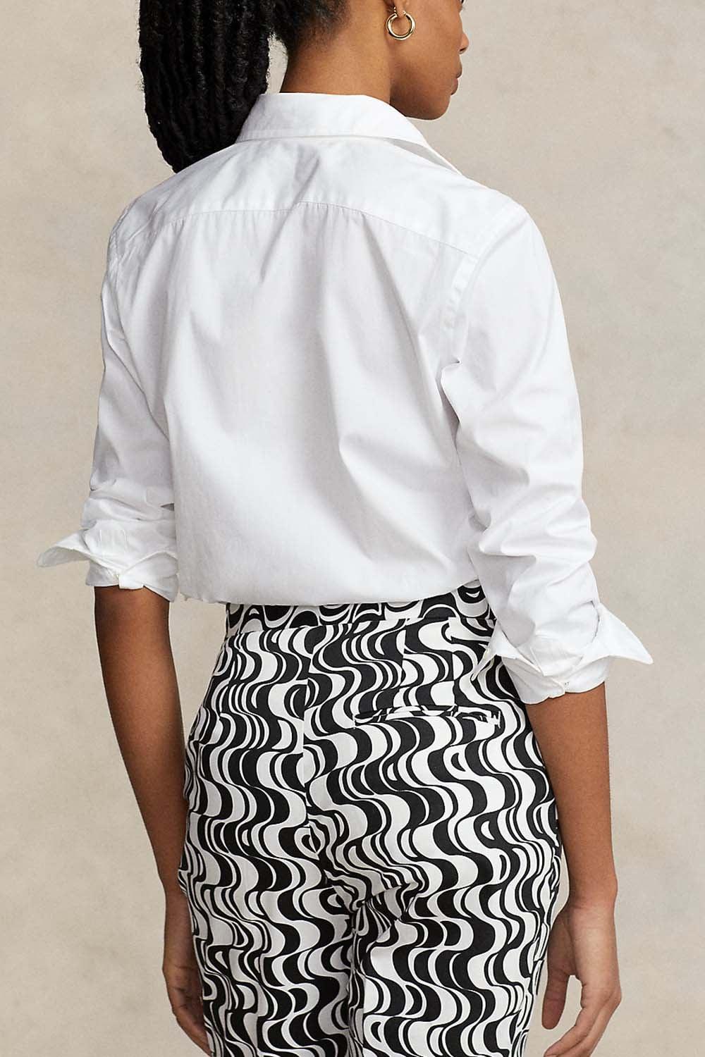 POLO Ralph Lauren blouse wit-100% katoen-DAMES TOPS & BLOUSES-Wit