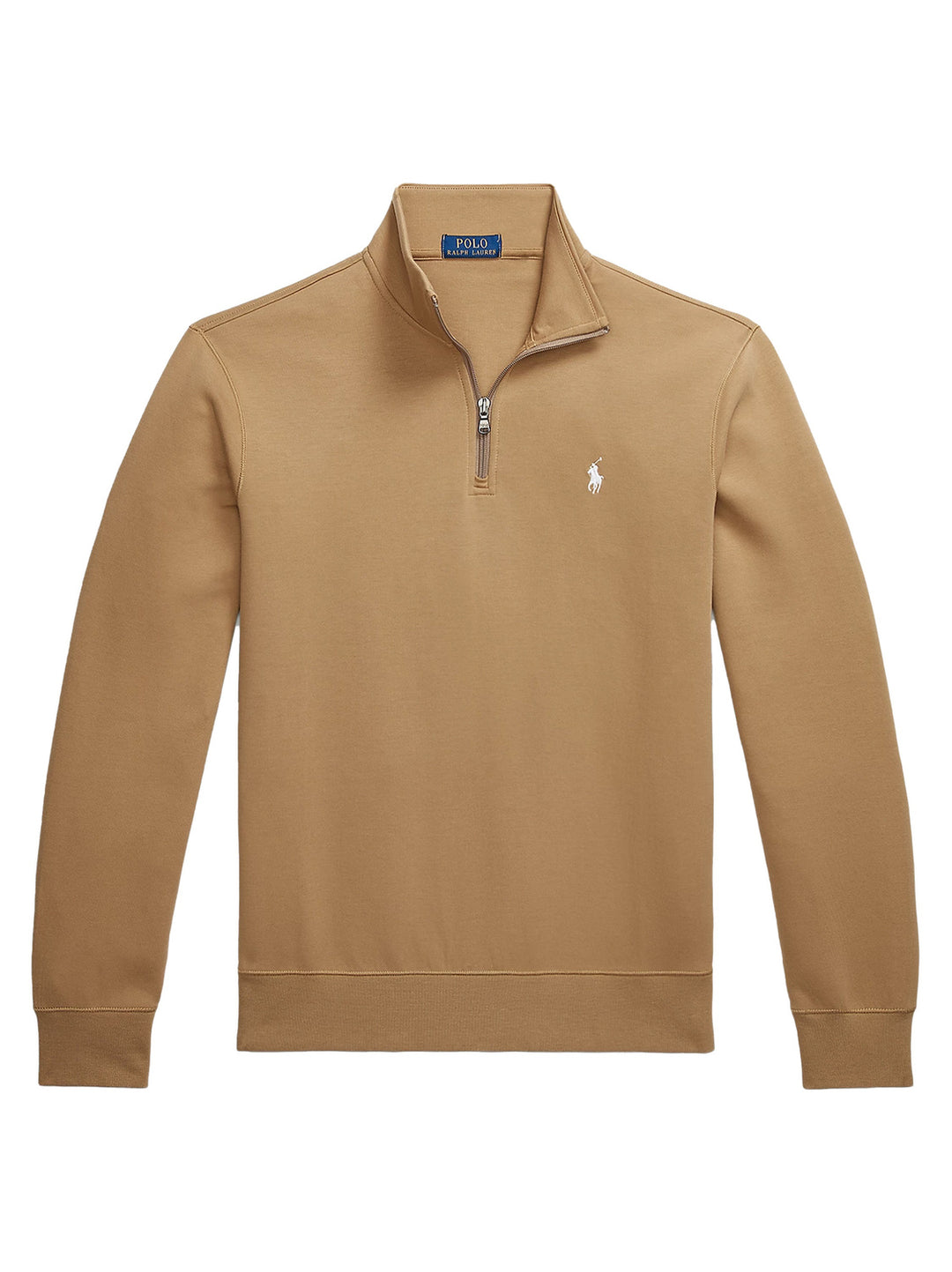 POLO Ralph Lauren bruin sweatshirt met rits -98% Katoen<br />2% Elastaan-HEREN TRUIEN & VESTEN-Bruin