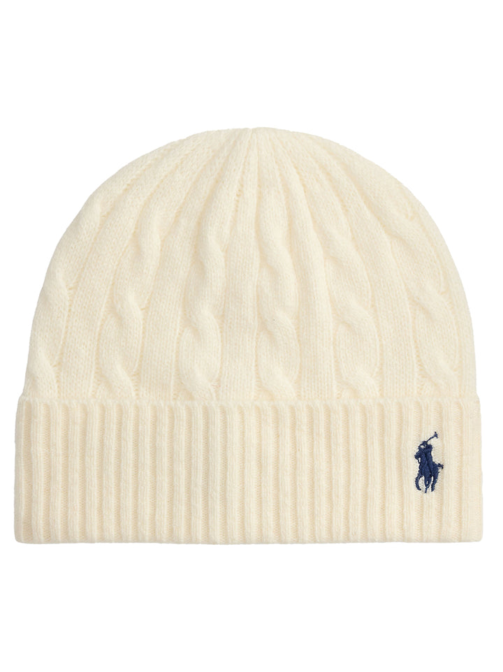 POLO Ralph Lauren Cable Knit Beanie – Room-90% wol<br />10% kashmir-DAMES ACCESSOIRES-Room