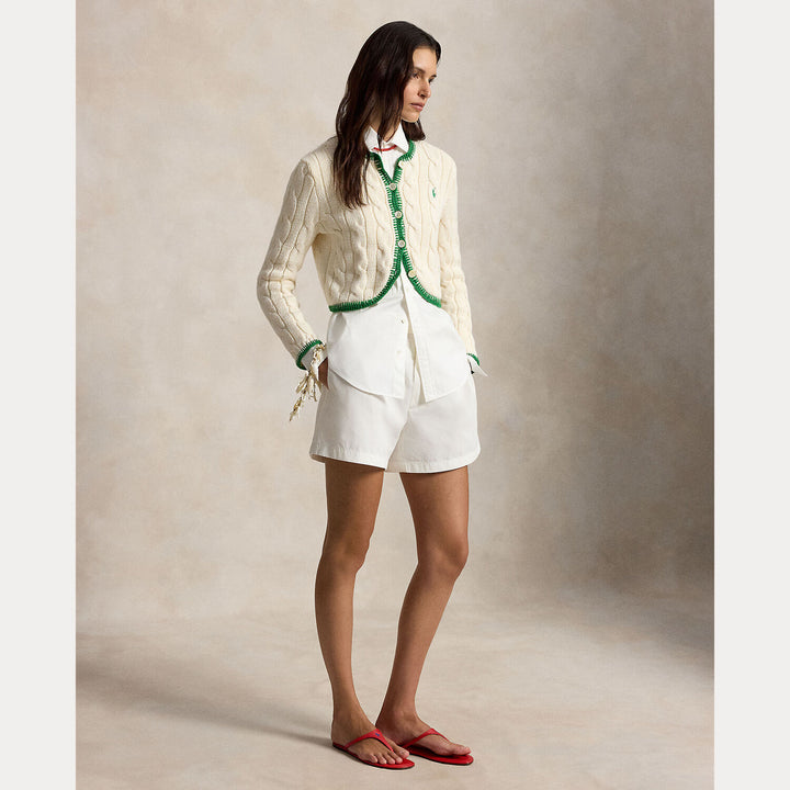 POLO Ralph Lauren Cable-Knit Cropped Vest-98% katoen, 1% elastaan, 1% andere vezel-DAMES TRUIEN & VESTEN-Room