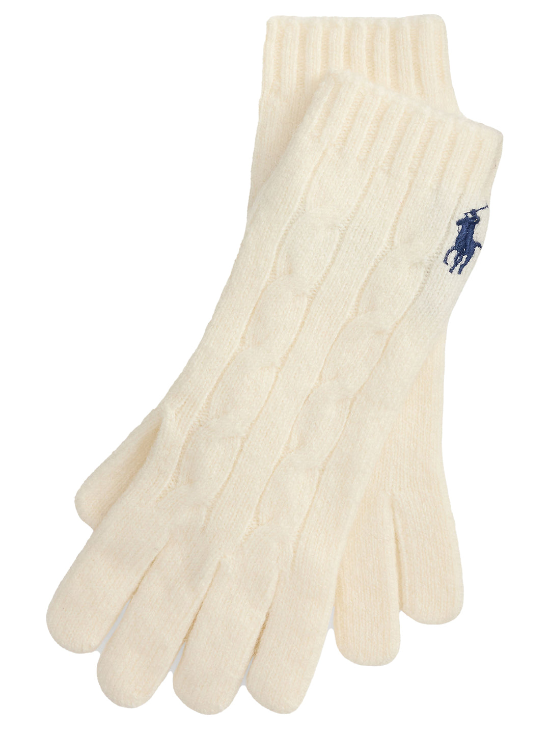 POLO Ralph Lauren Cable Knit Gloves – Room-90% wol<br />10% kashmir-DAMES ACCESSOIRES-Room