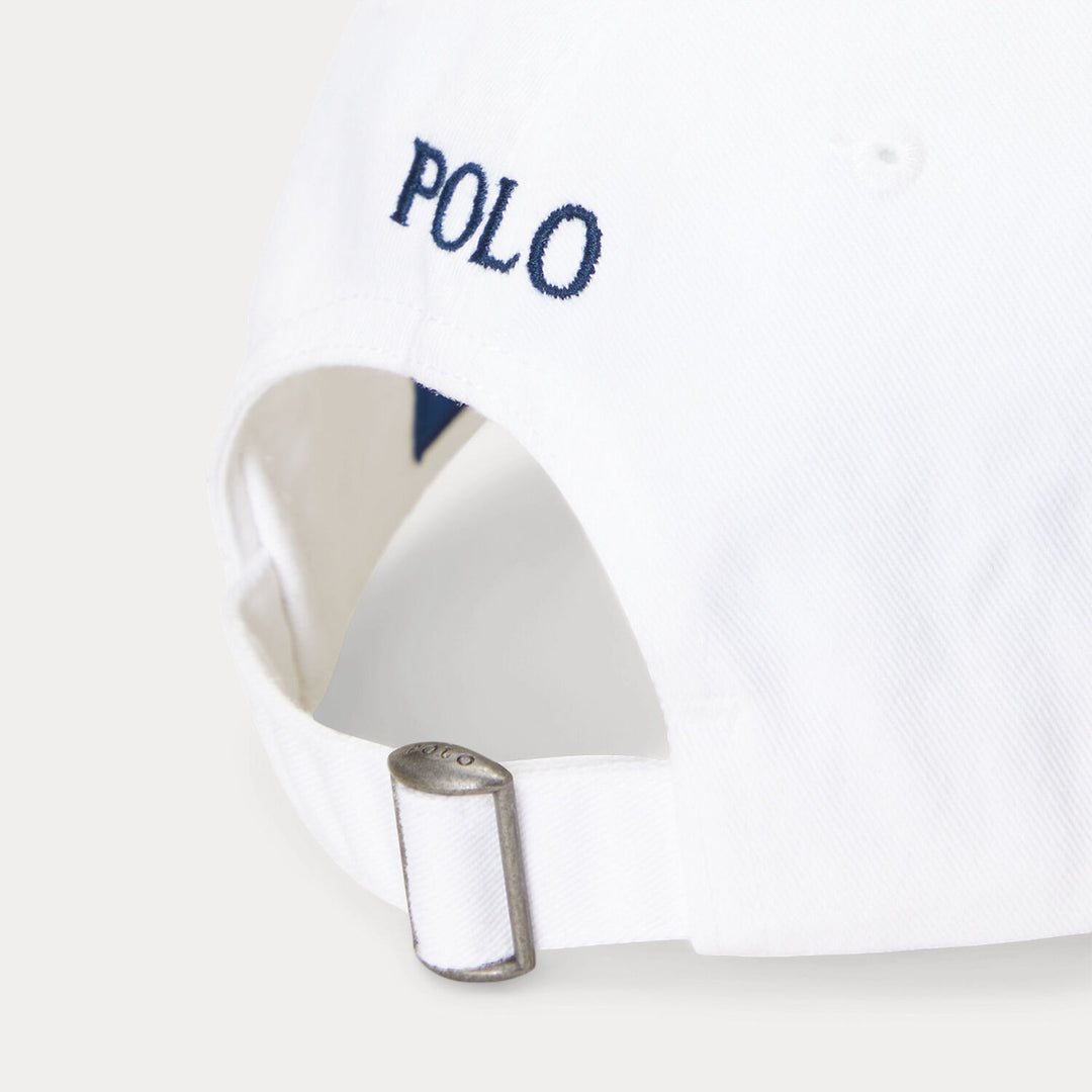 POLO Ralph Lauren Cap – Wit-100% katoen-DAMES ACCESSOIRES-Wit