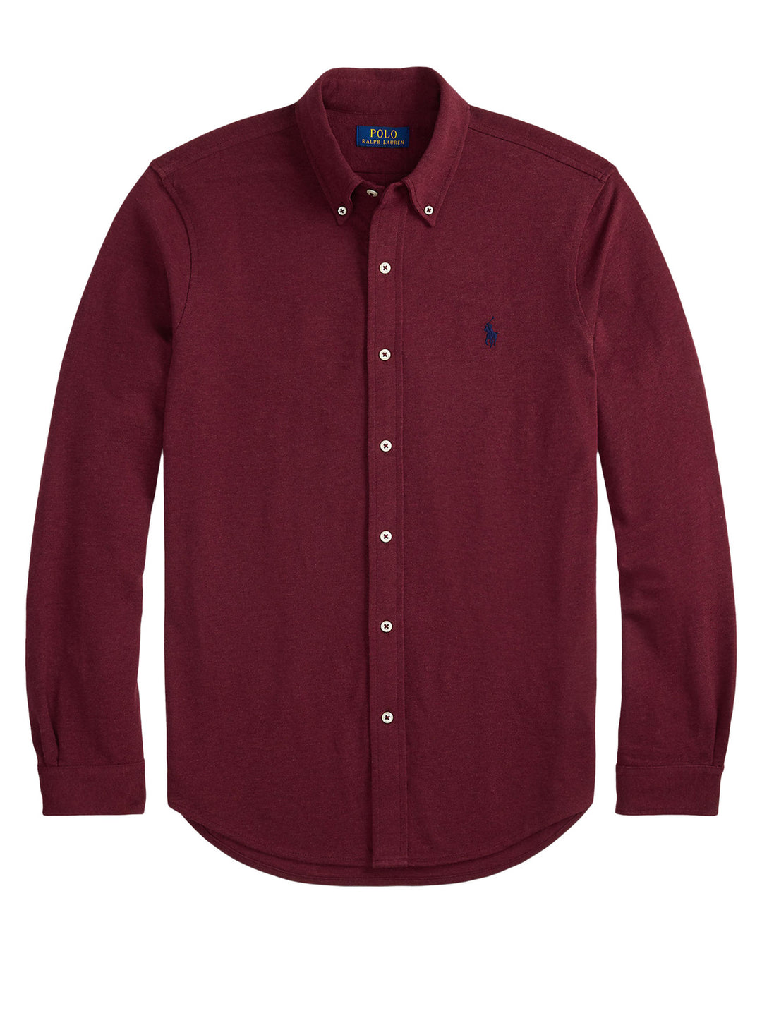 POLO Ralph Lauren Casual Shirt – Rood-100% katoen-HEREN SHIRTS-Rood