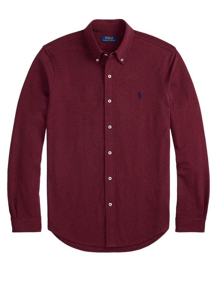 POLO Ralph Lauren Casual Shirt – Rood-100% katoen-HEREN SHIRTS-Rood