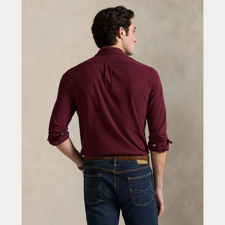 POLO Ralph Lauren Casual Shirt – Rood-100% katoen-HEREN SHIRTS-Rood